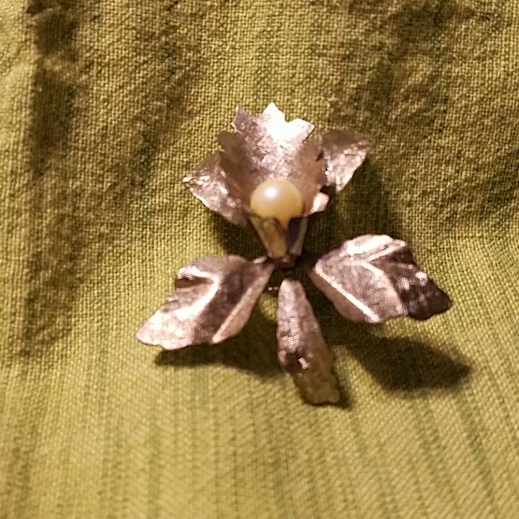 Vintage Orchid Pin